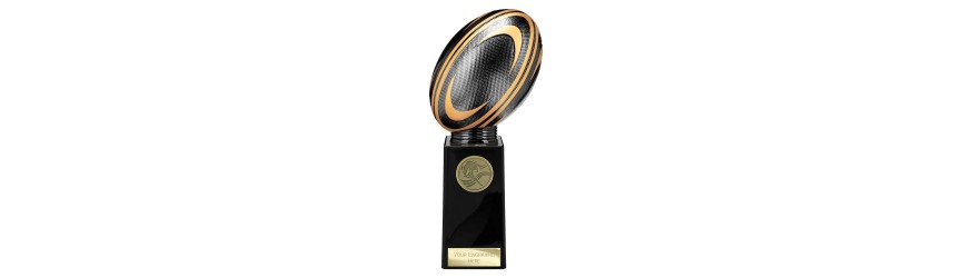 BLACK VIPER LEGEND RUGBY AWARD - 5 SIZES - 14.5CM TO 22CM BLACK VIPER LEGEND RUGBY AWARD - 5 SIZES - 14.5CM TO 22CM
